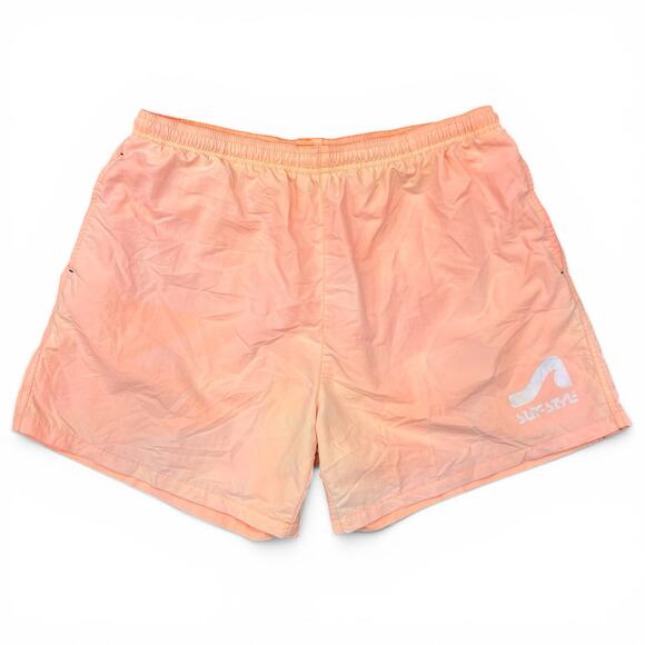 surf style Other - Vintage 90s Surf Style Swim Trunks XL Peach Orange Nylon Shorts Beach Surfer